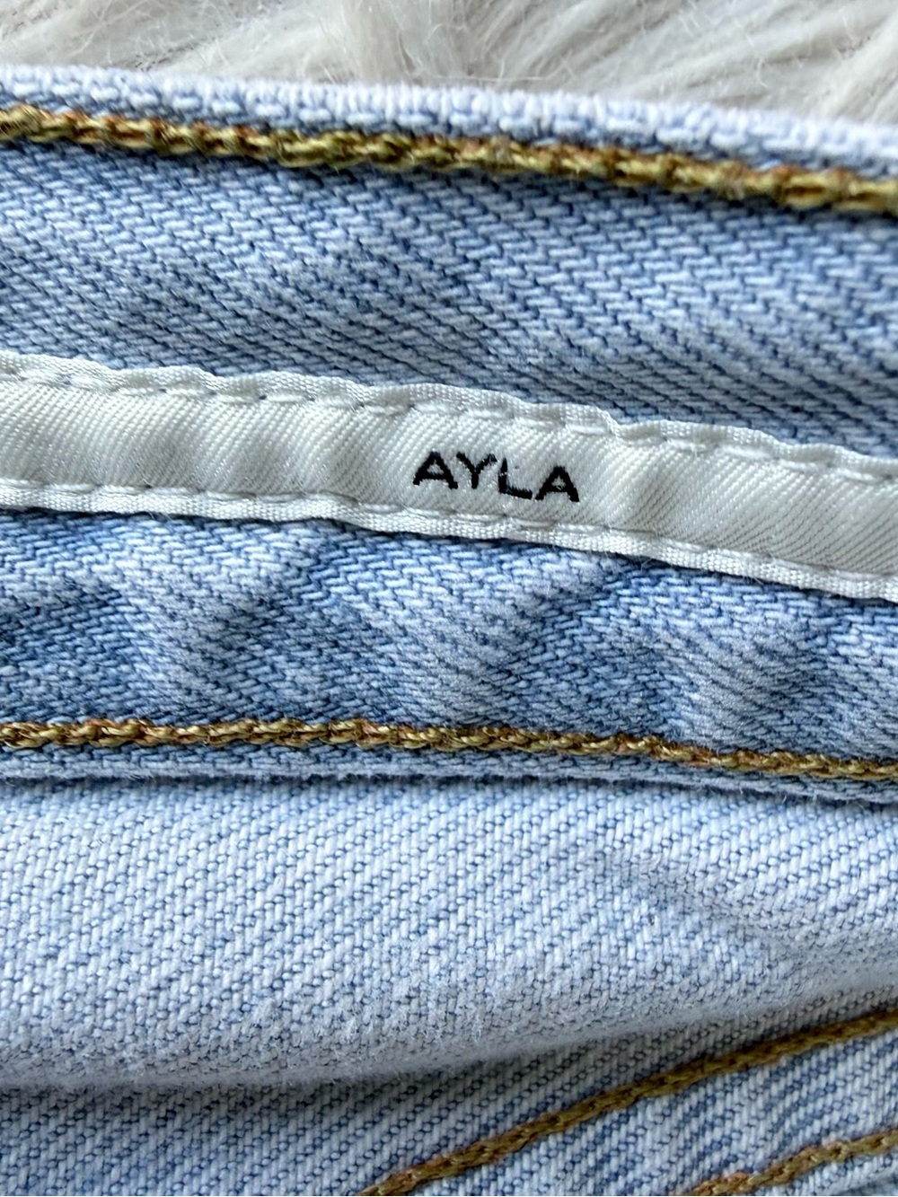 Citizens of Humanity COH Ayla Denim Jeans 24 Light Wash Baggy Wide Leg - Picture 9 of 16